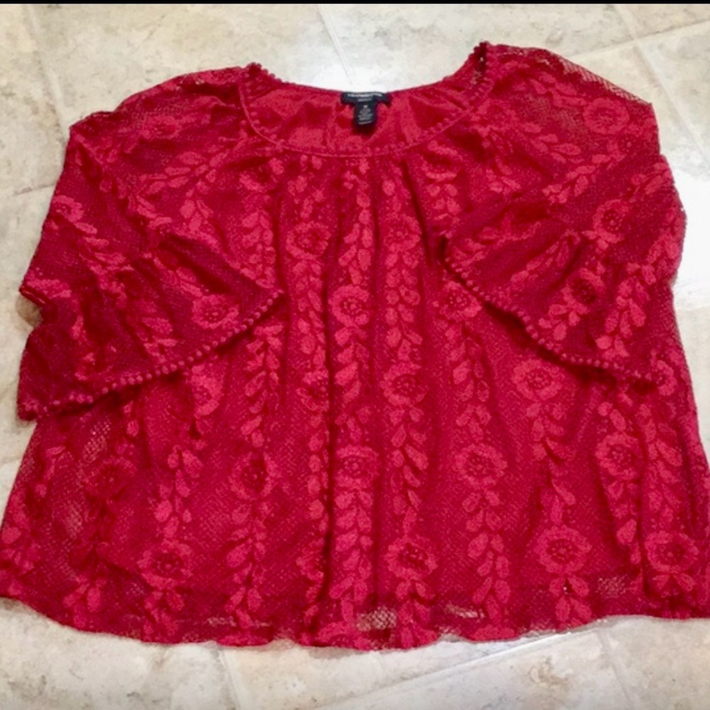 LIZ CLAIBORNE LACE TOP